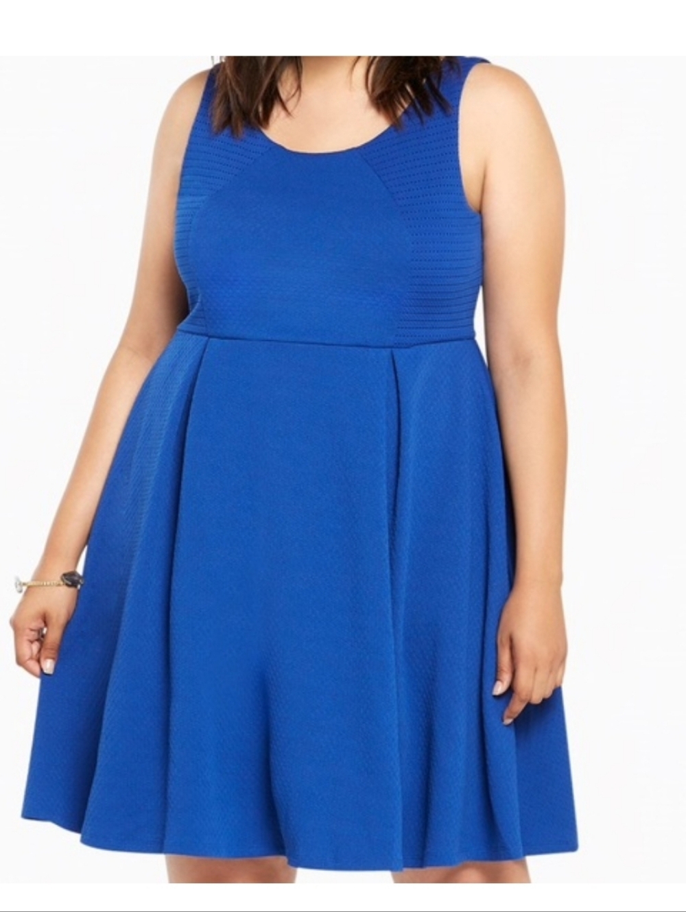 torrid Royal Blue Fit-and-Flare Skater Dress